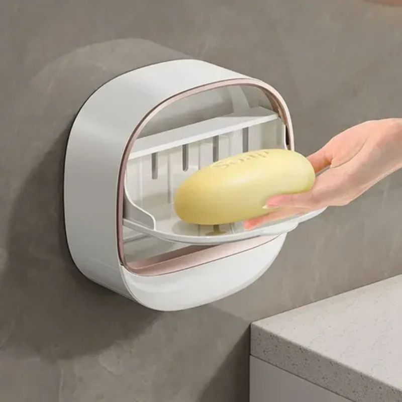 Luxury Wall Mounted Soap Holder – Waterproof ABS Box