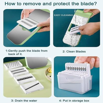 5 in 1 Vegetable Cutter Multifunctional Grater and Cutter