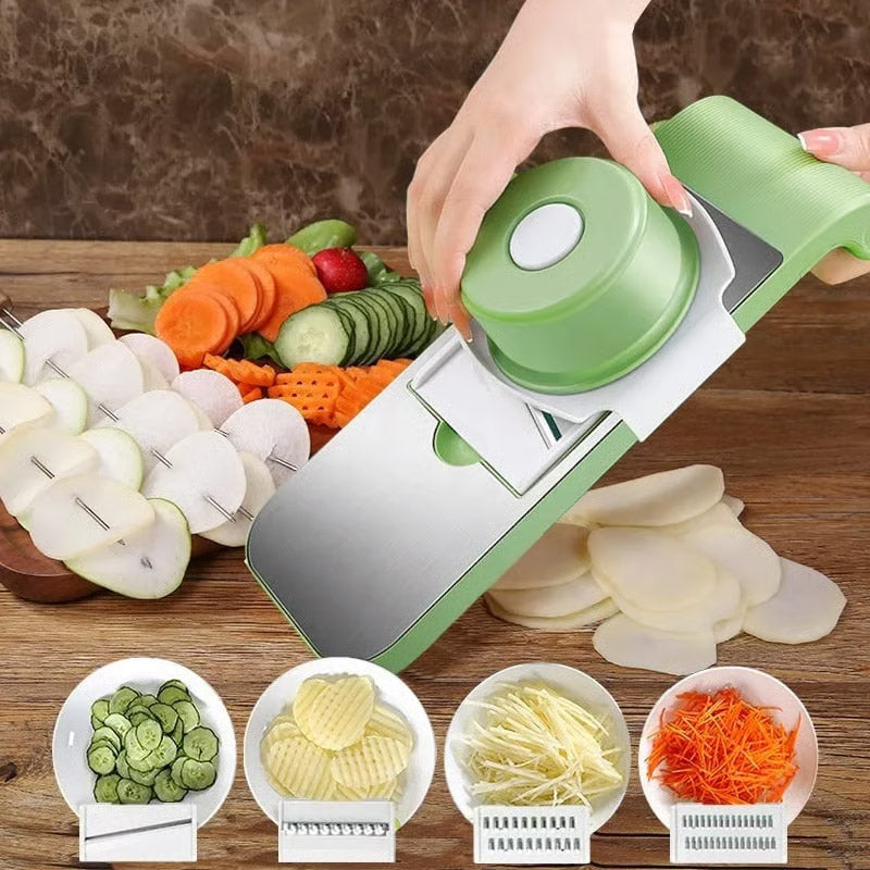 5 in 1 Vegetable Cutter Multifunctional Grater and Cutter