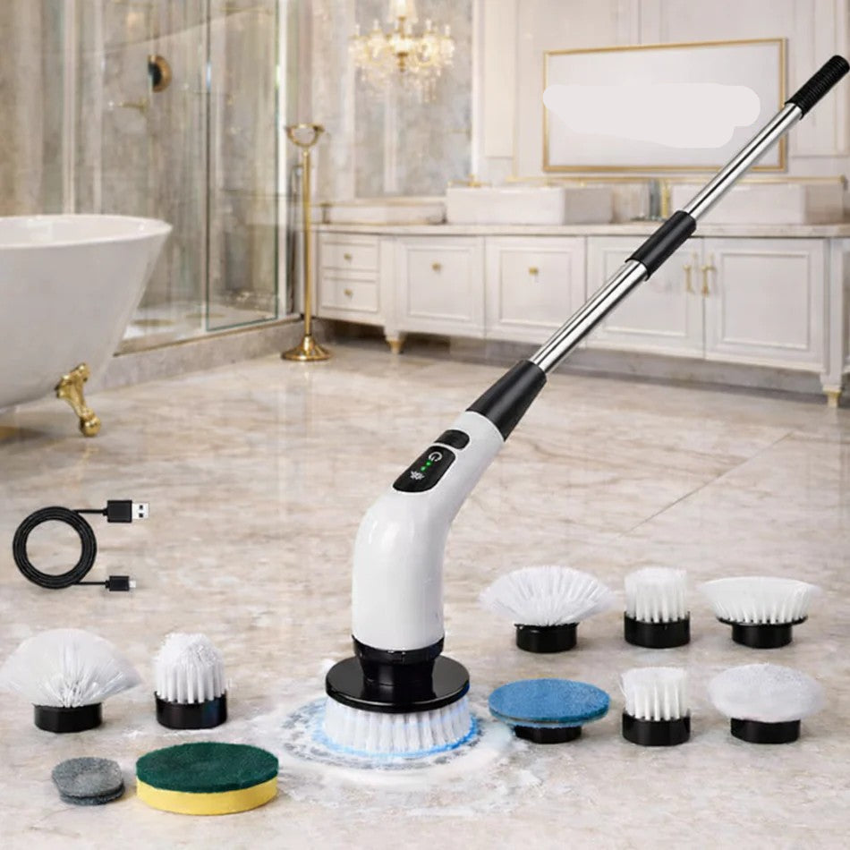 9-in-1 Cordless Electric Cleaning Brush – Multipurpose Deep Scrubber for Home & Bathroom