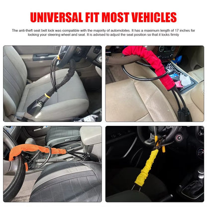 Car Steering Wheel Lock Seat Belt Lock