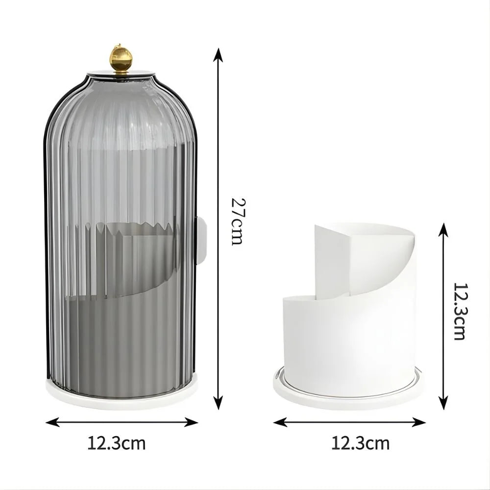 Luxury Acrylic Rotating Brush Organizer – Holder for Your Tooth Brush, Makeup Brush Multi-purpose