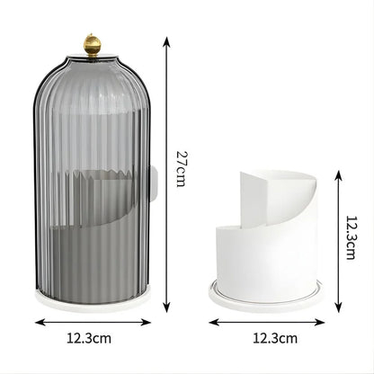 Luxury Acrylic Rotating Brush Organizer – Holder for Your Tooth Brush, Makeup Brush Multi-purpose