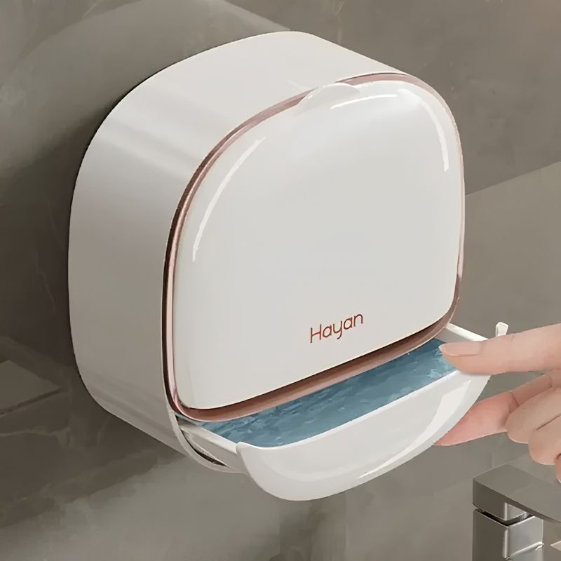 Luxury Wall Mounted Soap Holder – Waterproof ABS Box