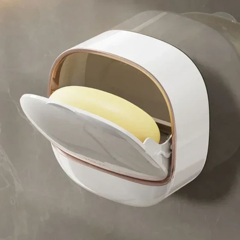Luxury Wall Mounted Soap Holder – Waterproof ABS Box