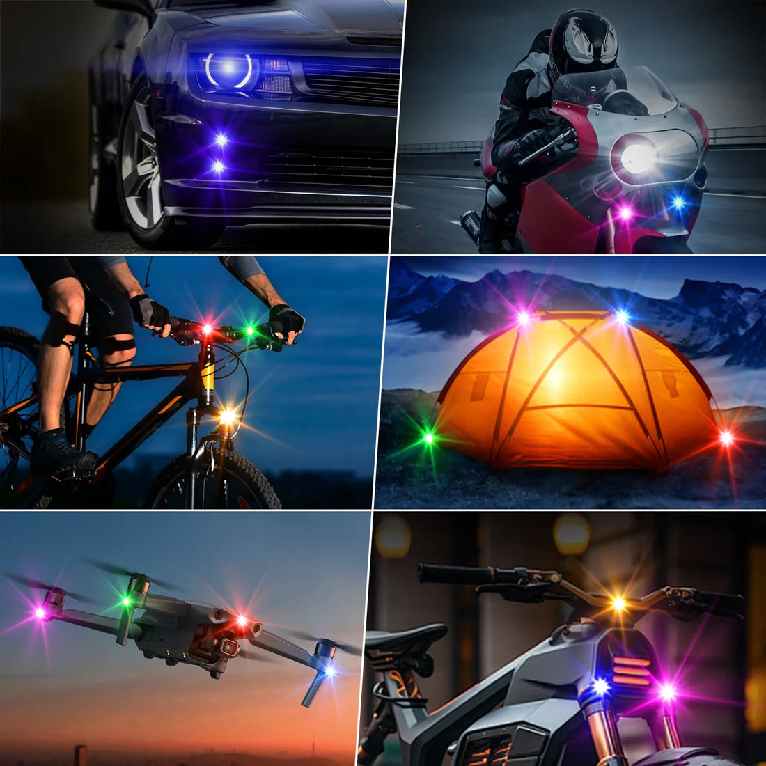 Wireless Car LED Strobe Light With Remote