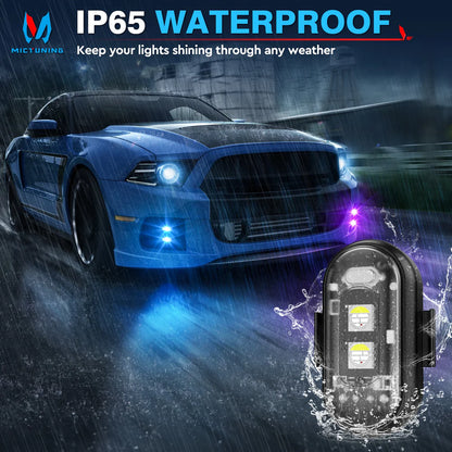 Wireless Car LED Strobe Light With Remote