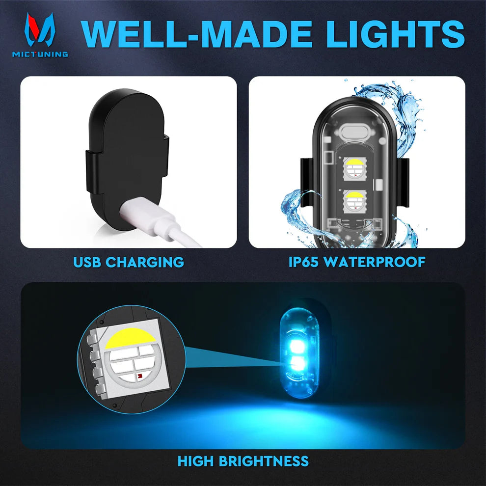 Wireless Car LED Strobe Light With Remote