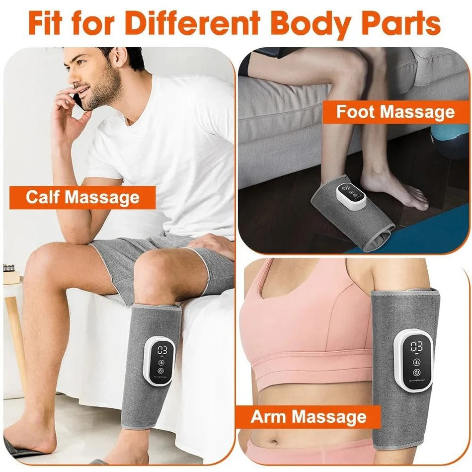 CircuRelief 3 Mode Air Compression Calf Massager – Adjustable Leg Massage for Circulation & Relaxation