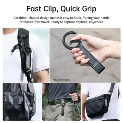 MagClip 3-in-1 Magnetic Foldable Phone Holder & Stand – Portable Adjustable Mobile Stand