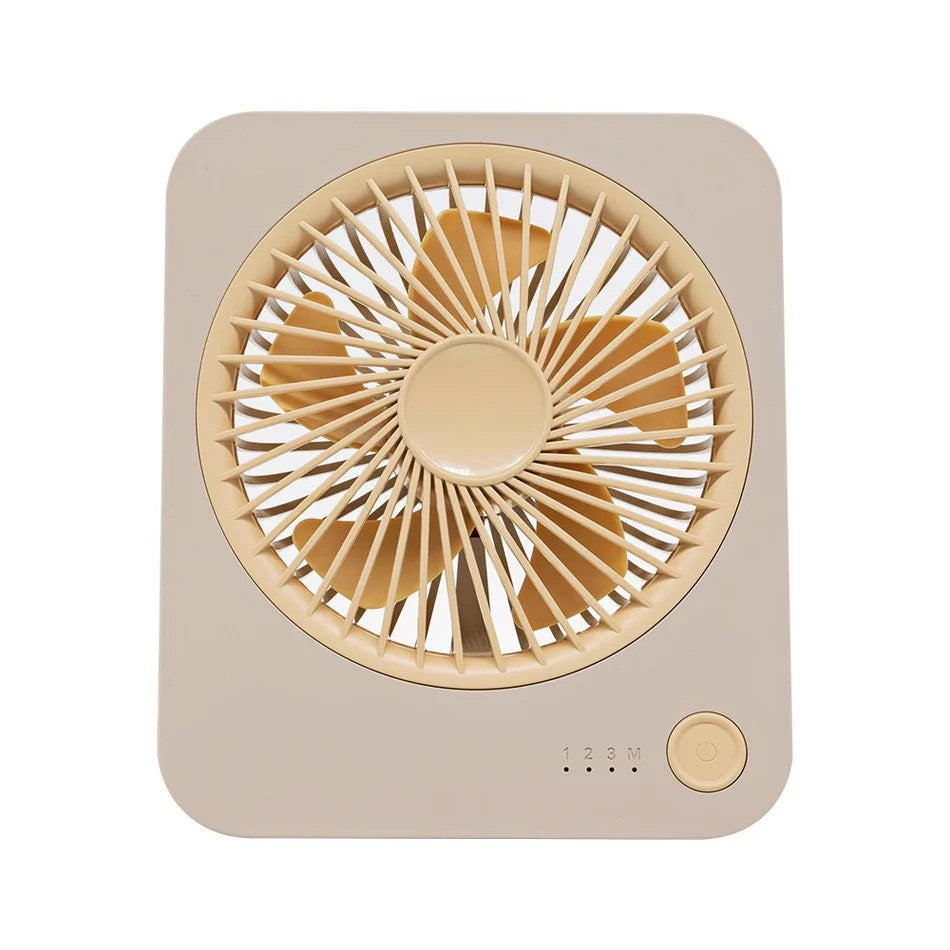 Mini 3-Speed Colorful Desktop Fan – Portable Table Cooling Fan (Random Colors)