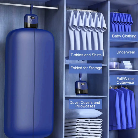 Mini Portable Folding Clothes Dryer – Smart Automatic Garment Dryer for Travel & Home Use