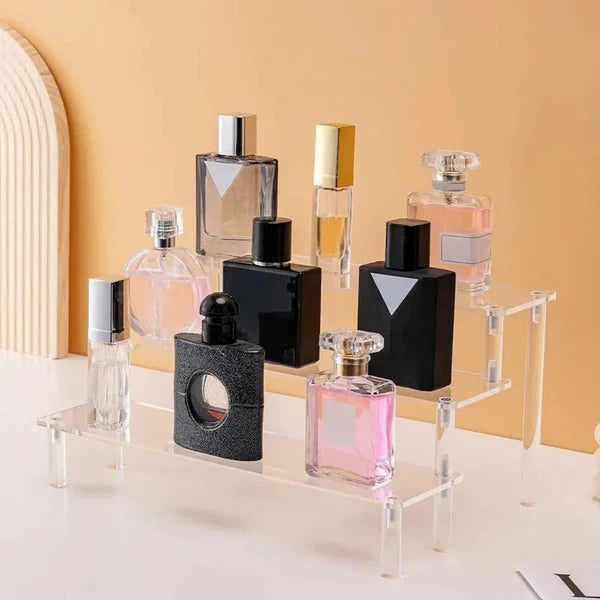 Premium Acrylic Perfume Organizer Stand – Multi-Tier Display Rack