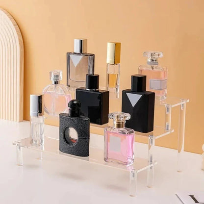 Premium Acrylic Perfume Organizer Stand – Multi-Tier Display Rack