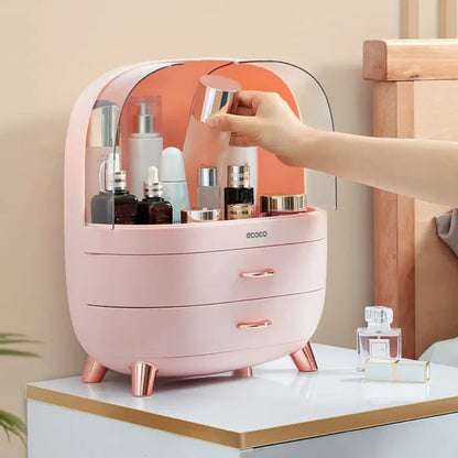 Premium Ecoco Dustproof Cosmetic Storage Organizer – Elegant Makeup Organizer Box