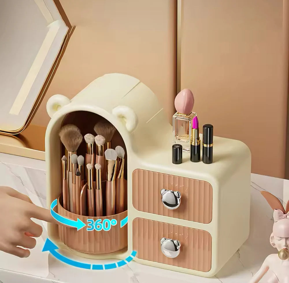 Wall-Mounted Drawer Storage Box – Dustproof Cosmetic Organizer for Bathroom & Vanity