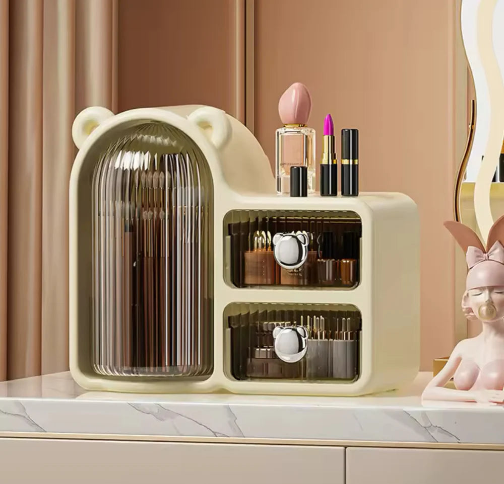 Wall-Mounted Drawer Storage Box – Dustproof Cosmetic Organizer for Bathroom & Vanity