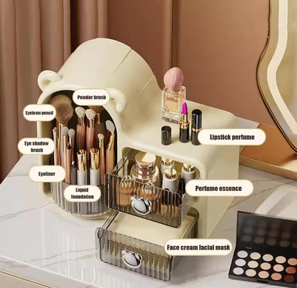 Wall-Mounted Drawer Storage Box – Dustproof Cosmetic Organizer for Bathroom & Vanity